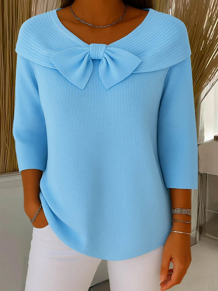Ottavia | Tunica in maglia dalla linea fluida