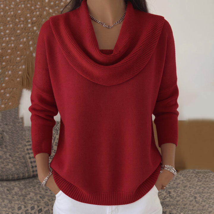 Diana | Maglione morbido con bordo arrotondato