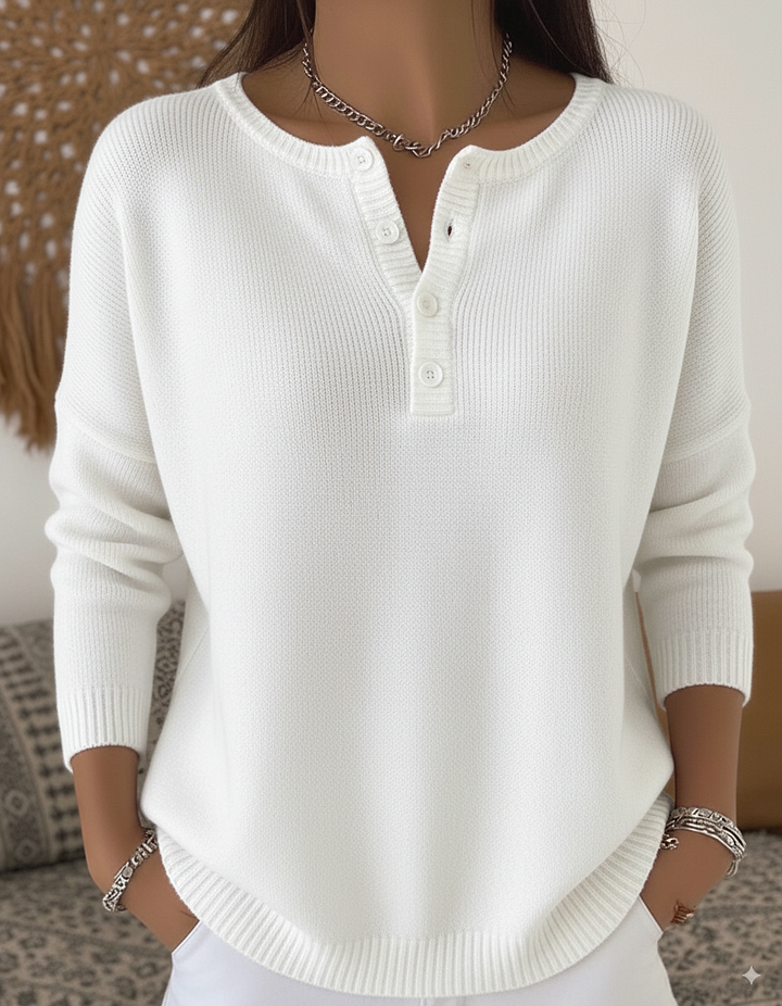 Eleonora | Maglione elegante con bottoni