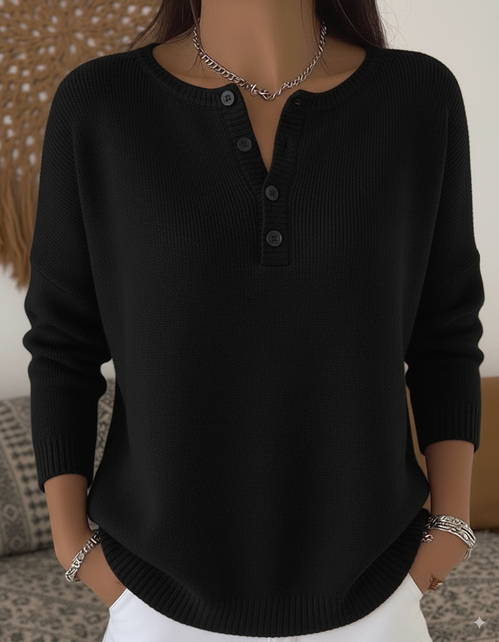Eleonora | Maglione elegante con bottoni