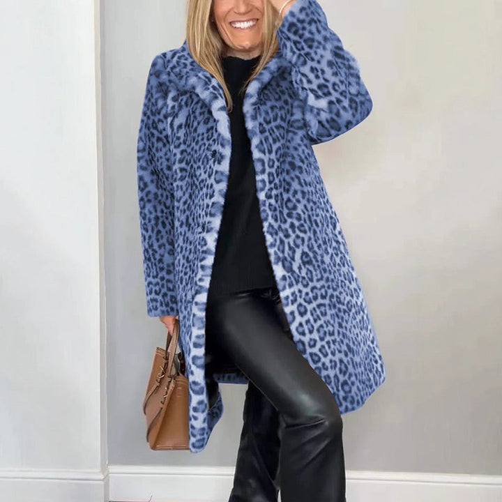 Greta | Cappotto in ecopelliccia leopardata